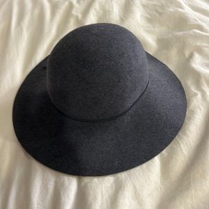 Charcoal wool hat